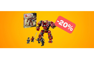 Set LEGO Marvel Hulkbuster in SCONTO su Amazon (-20%)
