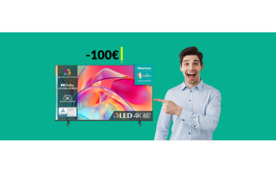 smart tv 4k 65 hisense imperdibile con lo sconto di 100