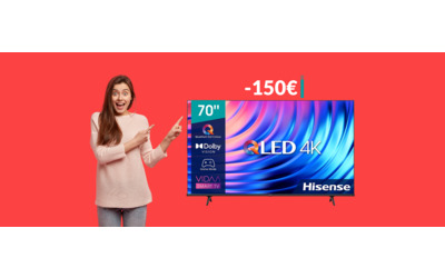 Smart TV 4K Hisense: ben 70 pollici di puro SPETTACOLO (-150€)