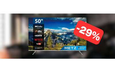 Smart TV da 50 pollici a soli 299,99€: OCCASIONE su Amazon (-29%)