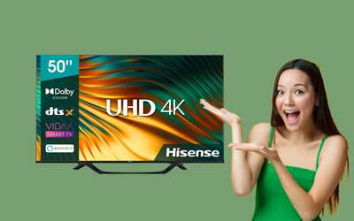 Smart TV Hisense UHD 4K da 50″ in offerta PAZZESCA su Amazon