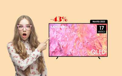 Smart TV QLED Samsung 4K da 55″ in sconto BOMBA del 43%