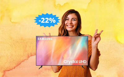 Smart TV SAMSUNG 55″: prezzo IMPERDIBILE su Amazon (-22%)
