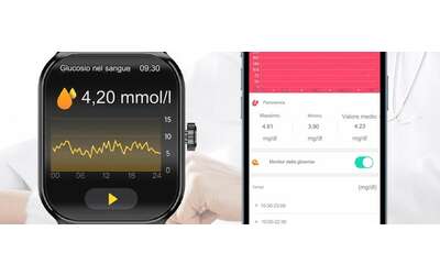smartwatch monitor salute a 35 glicemia pressione temperatura e non solo