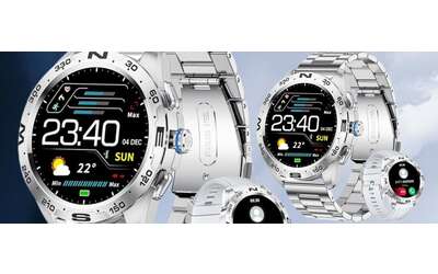 smartwatch premium con cinturino in acciaio prezzo bomba su amazon 29