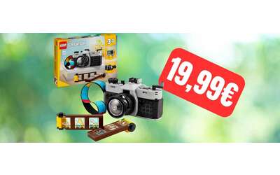 Solo 19,99€ per la fotocamera LEGO 3-in-1: super affare su Amazon