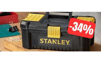 Solo 5,65€ su Amazon per questa cassetta porta utensili Stanley