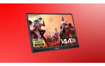 Solo 89,99€ per questo monitor portatile da gaming: perfetto per PS5 e Xbox