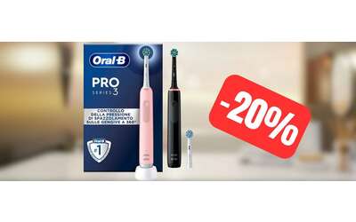 Spazzolino elettrico Oral-B Ricaricabile Pro 3: offerta al TOP su Amazon (-20%)