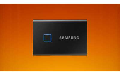 SSD esterno Samsung T7 Touch, che prezzo! Su Amazon ha il 41% di sconto