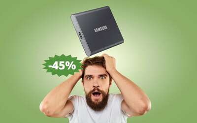 SSD Samsung T7: un AFFARE da non perdere a questo prezzo (-45%)