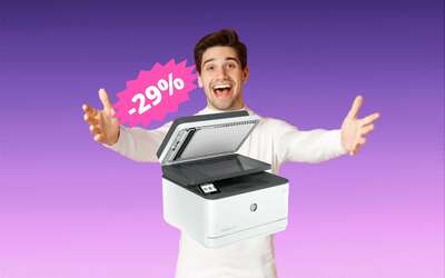 Stampante HP LaserJet Pro: MEGA sconto del 29% su Amazon