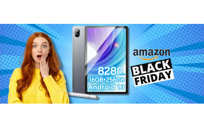 Tablet 2K stella Black Friday: prezzo DISINTEGRATO e 256GB di memoria