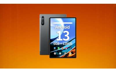 Tablet Android 13, mega offerta su Amazon: tuo a soli 86€