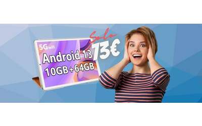 Tablet Android da 10 pollici con custodia in REGALO a 73€ (Amazon)