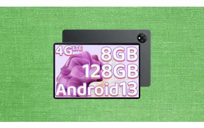 Tablet con Android 13 ad un PREZZO WOW su Amazon: lo paghi meno di 120€