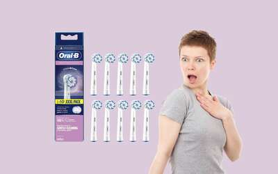 testine oral b sensitive clean 10pz offerta top sconto del 28