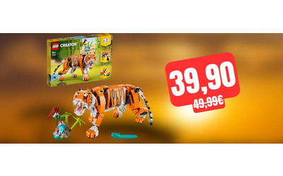 Tigre giocattolo LEGO 3-in-1: un fantastico set in offerta su Amazon