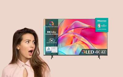 TV Hisense 4K QLED Smart da 43″ in SUPER sconto su Amazon