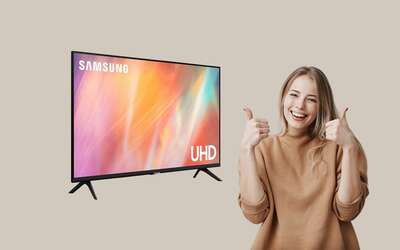 TV Samsung Smart Crystal UHD 4K: sconto WOW del 19% (anche a rate)