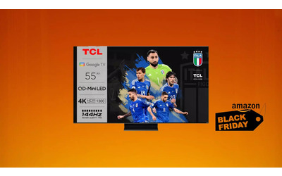 TV TCL 4K della 55″ in offerta su Amazon: maxi-sconto del 21%
