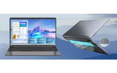 Una BOMBA di laptop da 15″ a 239€ su Amazon: RAM 12GB, SSD 512GB, chip...