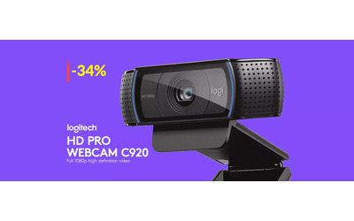 Webcam FullHD con microfoni integrati: la regoli come vuoi tu (68€)