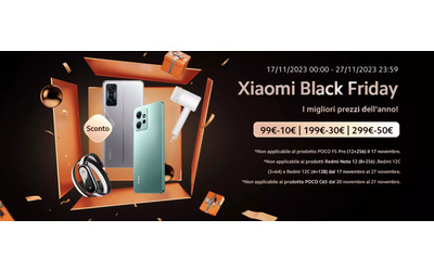 Xiaomi Black Friday festeggia i migliori prezzi dell’anno