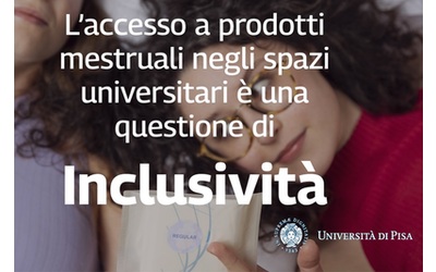 Assorbenti compostabili gratuiti in tre poli didattici dell’università di Pisa