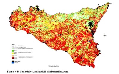 Sicilia in desertificazione, a rischio il 70% del territorio