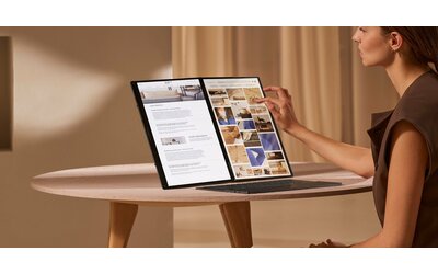 Asus trasforma Zenbook Duo e annuncia uno schermo OLED pieghevole al CES 2024