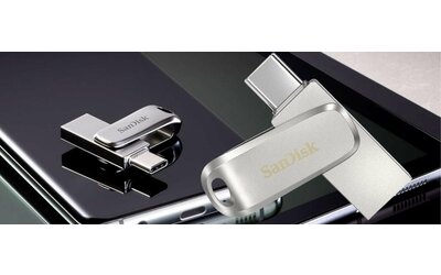SanDisk Ultra 128GB doppia uscita a 14 su Amazon: IMPERDIBILE (sconto 42%)
