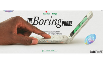 Heineken lancia il “The Boring Phone”, un telefono veramente noioso