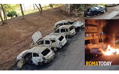 Incendio a Tor Bella Monaca: nove auto in fiamme nella notte