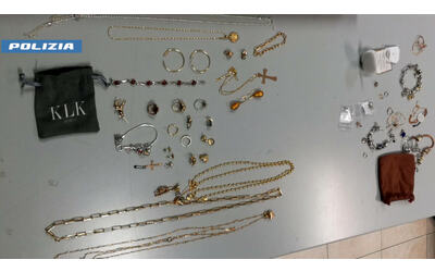 ladro in trasferta in molise fermato a roma nord con gioielli e denaro appena rubati