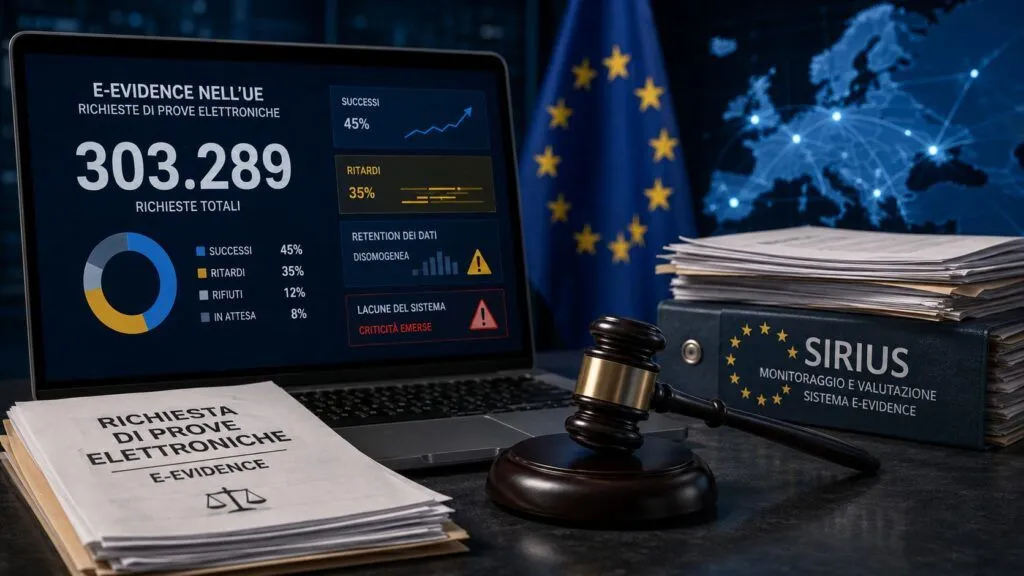Prove elettroniche nell’UE: 303.289 richieste alle big tech e investigatori impreparati