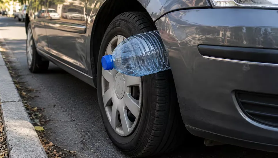 Truffa della bottiglia nel parcheggio: cos’è e come evitarla