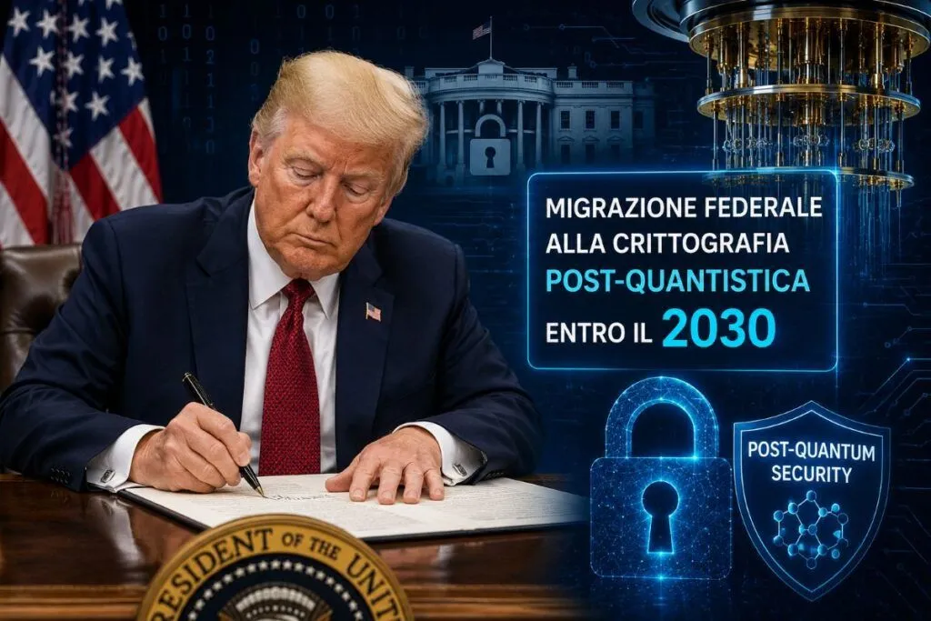Trump anticipa al 2030 la migrazione federale alla crittografia post-quantistica