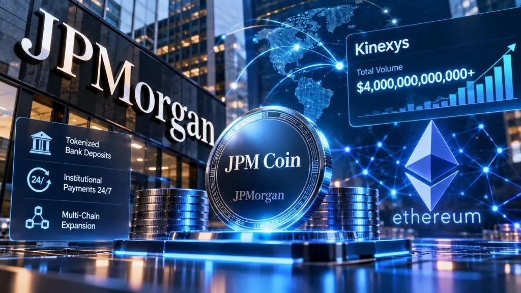 JPMorgan porta JPM Coin su Ethereum: i depositi bancari diventano token