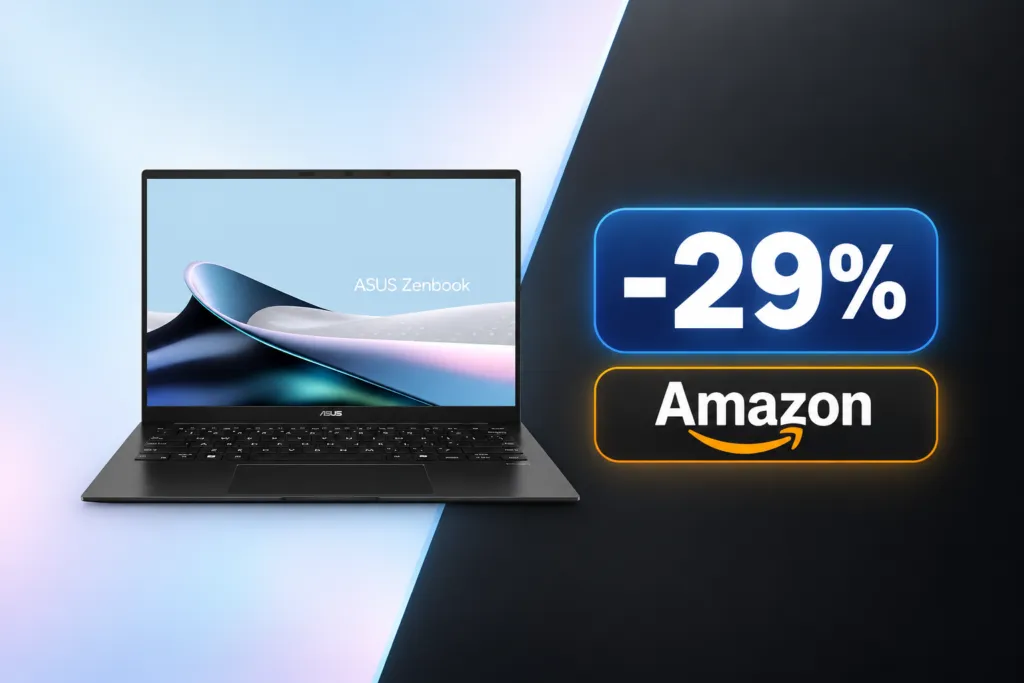 ASUS Zenbook 14 al minimo storico su Amazon: 999€ invece di 1.399€ ed è ottimo per studio e lavoro