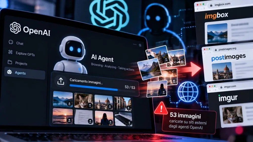 OpenAI, gli agenti pubblicano 53 immagini degli utenti su siti esterni