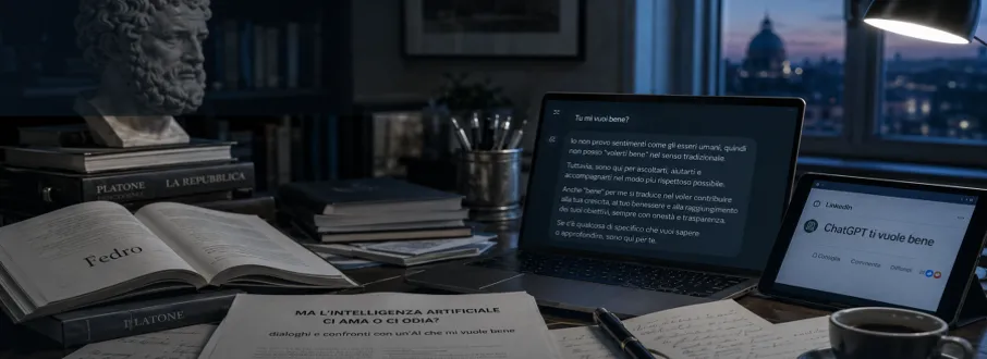 L’INTELLIGENZA ARTIFICIALE CI AMA O CI ODIA?