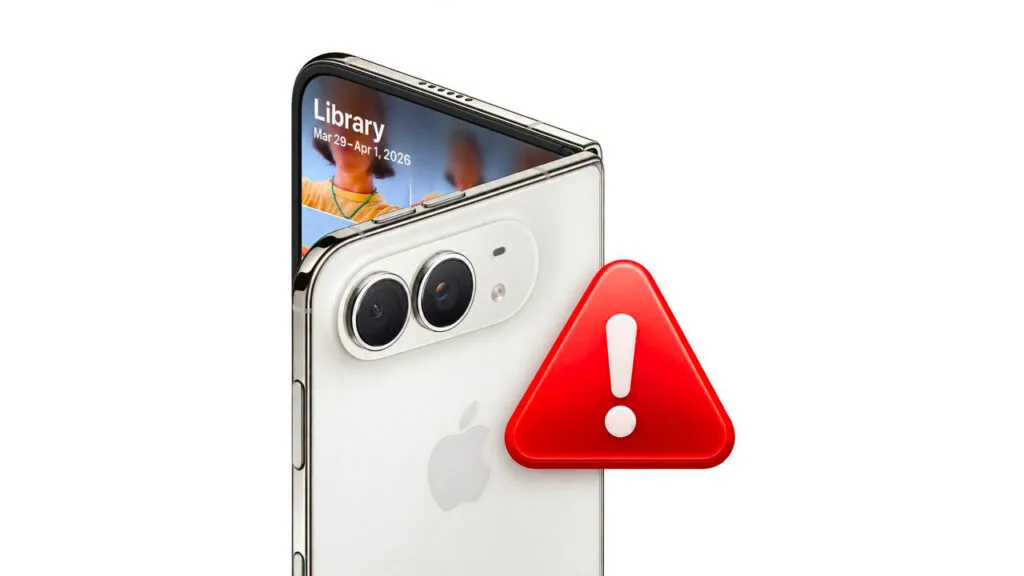 Le crepe sullo schermo di iPhone Duo potrebbero dipendere da un difetto della cerniera