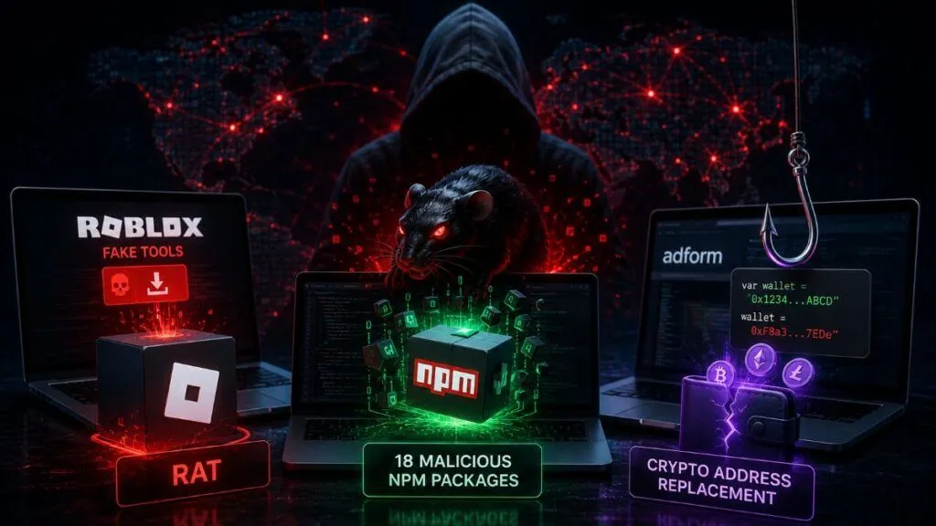 Roblox, npm e Adform trasformano software e script affidabili in malware