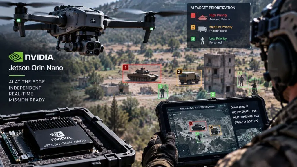 Droni autonomi con Nvidia Jetson scelgono il bersaglio senza collegamento esterno
