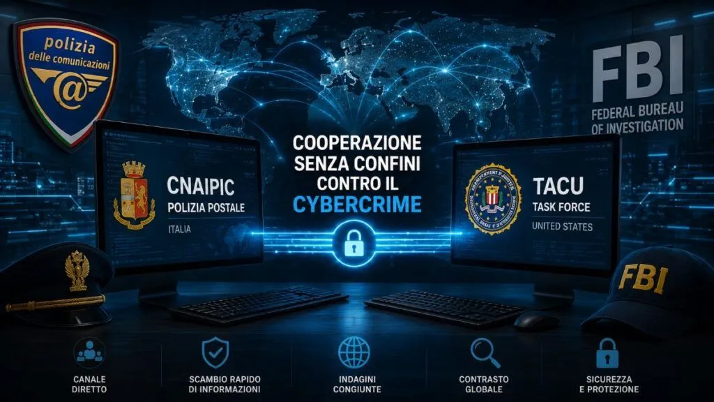 Polizia postale e Fbi rafforzano la cooperazione contro il cybercrime