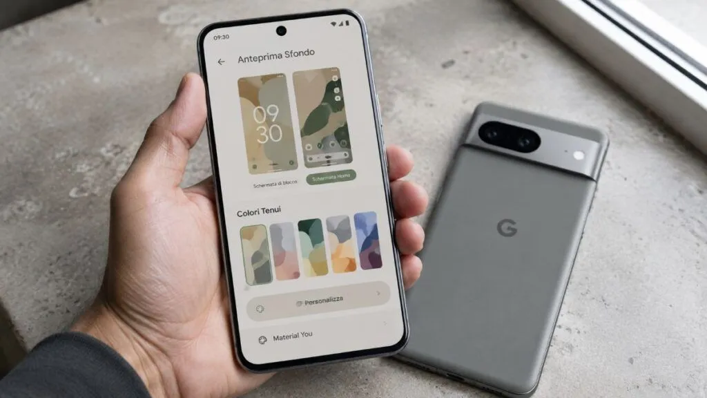 Google Pixel 11: leak sfondi ufficiali e nuova estetica premium