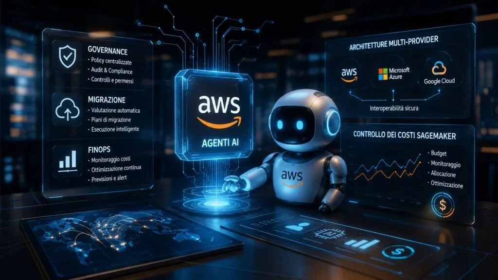 AWS governa gli agenti AI con Dogwood, architetture aperte e controllo dei costi