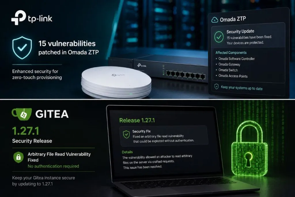 TP-Link Omada e Gitea espongono reti e segreti dei server