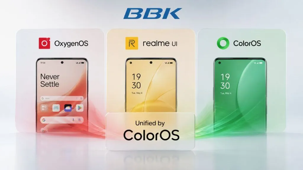 BBK verso ColorOS unica: OxygenOS e Realme UI rischiano lo stop globale